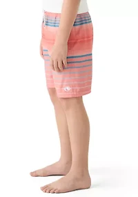 Boys 8-20 Stripe Volley Swim Trunk
