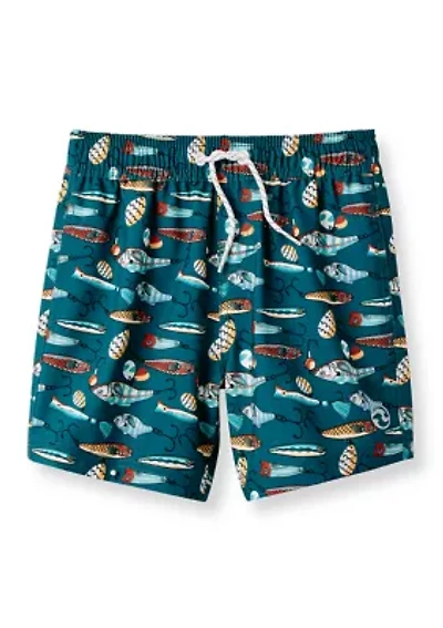 Boys 4-7 Lure Stretch Volley Swim Shorts