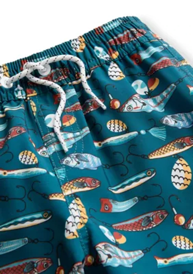 Boys 4-7 Lure Stretch Volley Swim Shorts