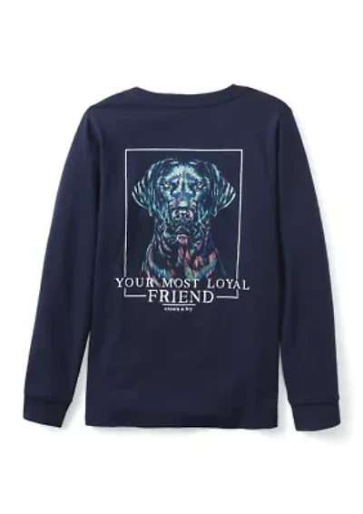 Boys 4-7 Most Loyal Friend Long Sleeve Graphic Shirt