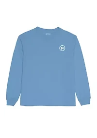 Boys 4-7 Snowman and Dog Long Sleeve Graphic T-Shirt