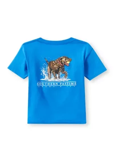 Boys 4-7 Dog Pastime Short Sleeve T-Shirt