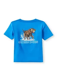 Boys 4-7 Dog Pastime Short Sleeve T-Shirt