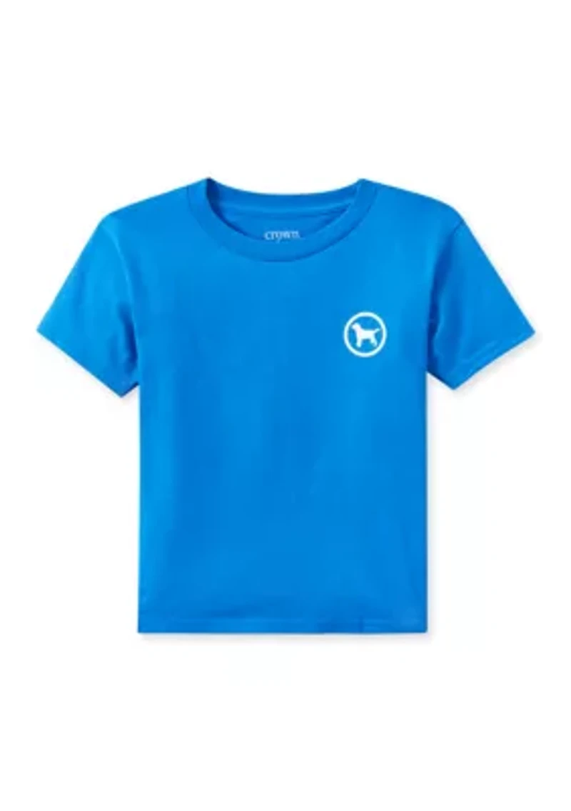 Boys 4-7 Dog Pastime Short Sleeve T-Shirt