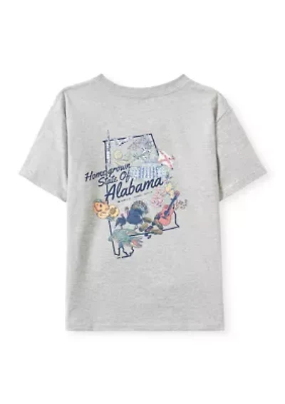 Boys 4-7 Alabama State Icon Short Sleeve T-Shirt
