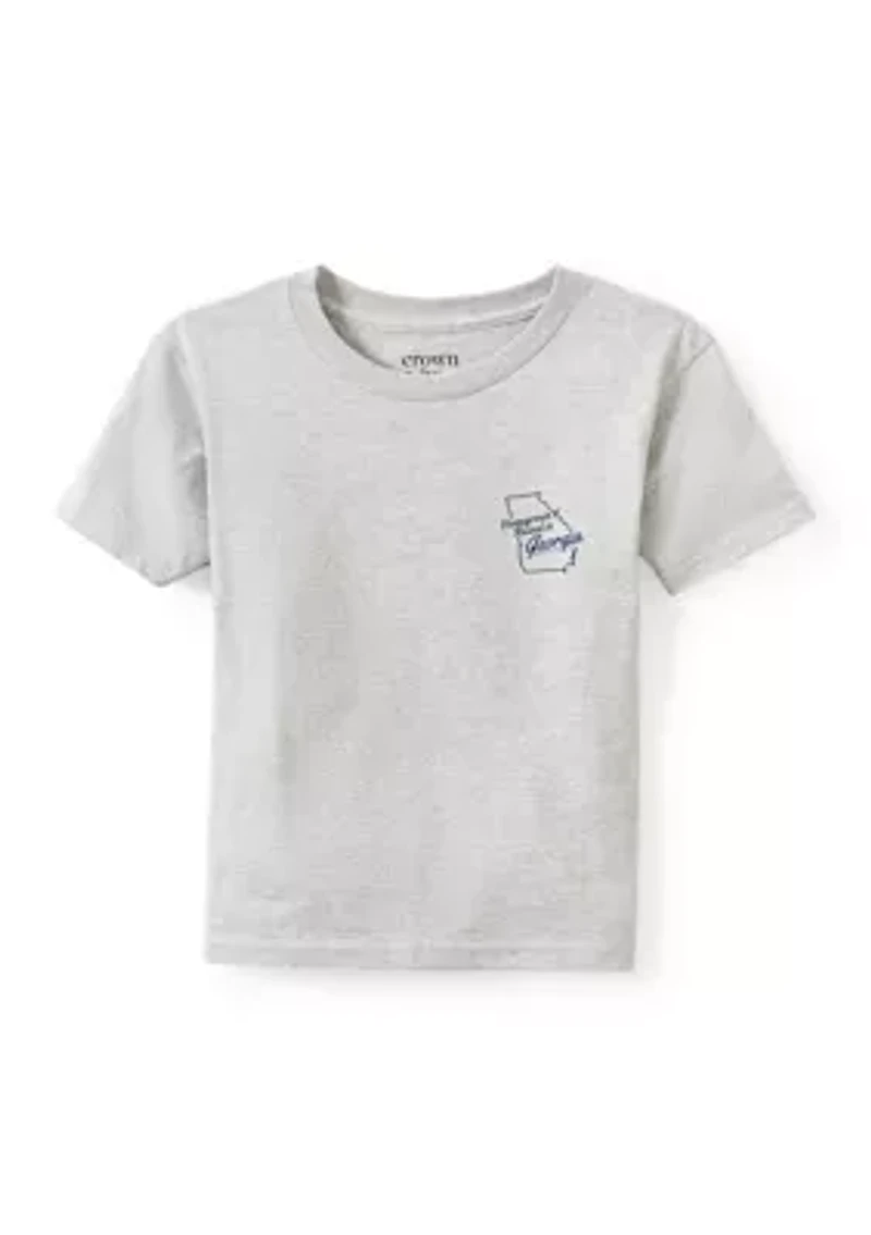 Boys 4-7 Georgia State Icon Short Sleeve T-Shirt