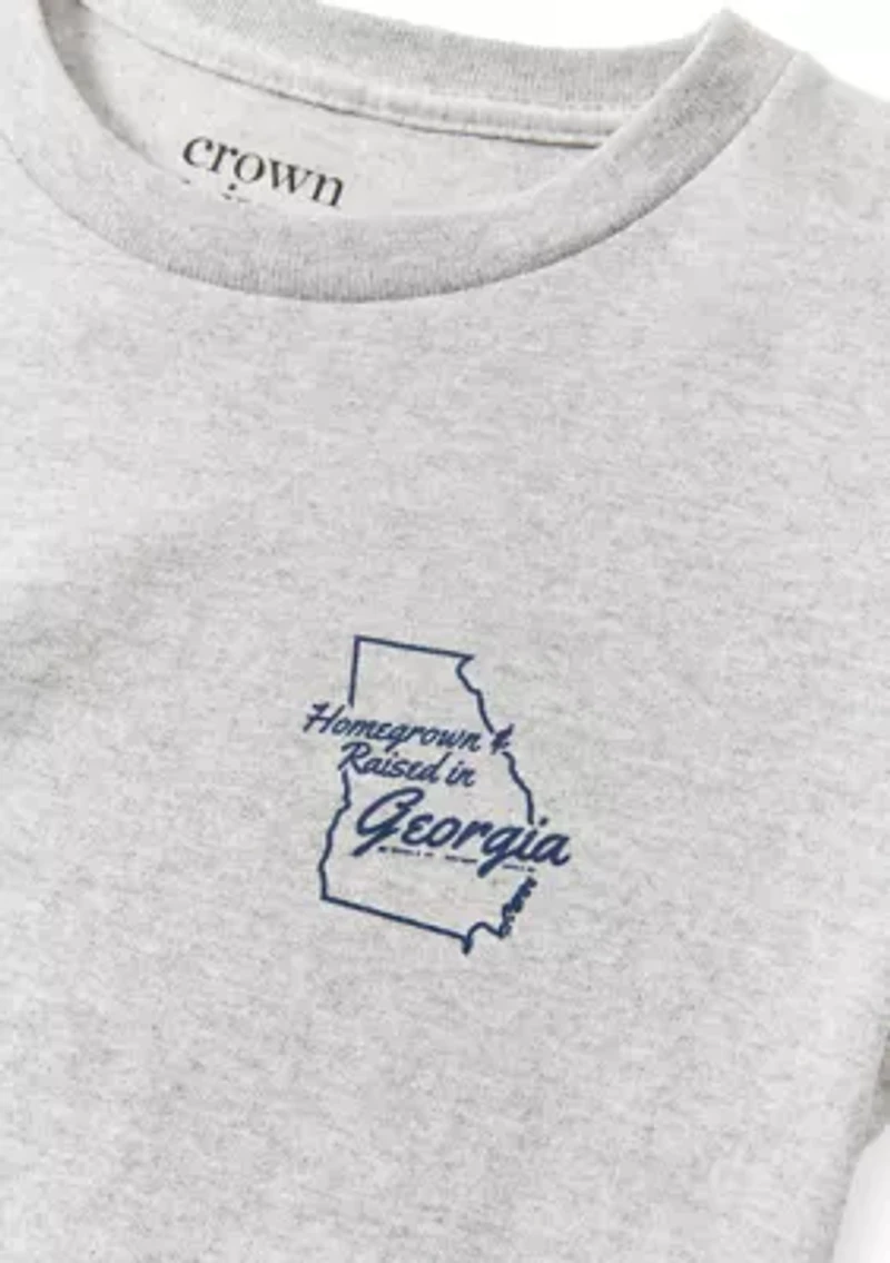 Boys 4-7 Georgia State Icon Short Sleeve T-Shirt