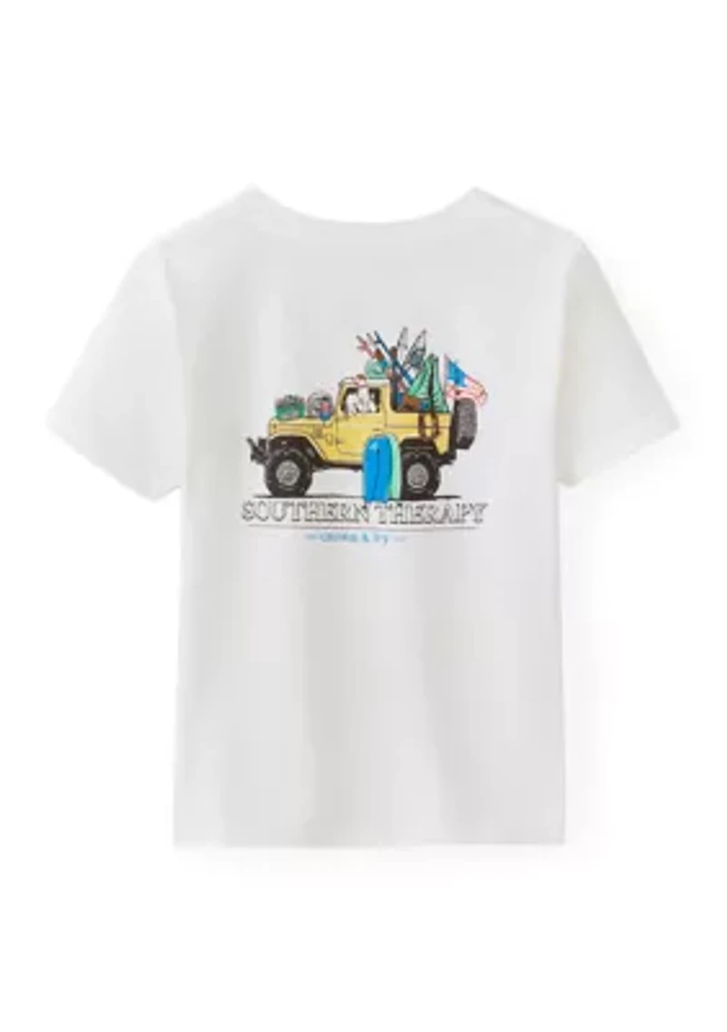 Boys 4-7 Southern Therapy Truck Short Sleeve T-Shirt
