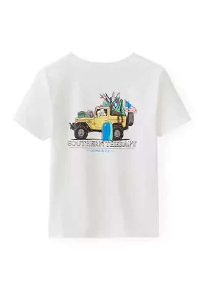 Boys 4-7 Southern Therapy Truck Short Sleeve T-Shirt