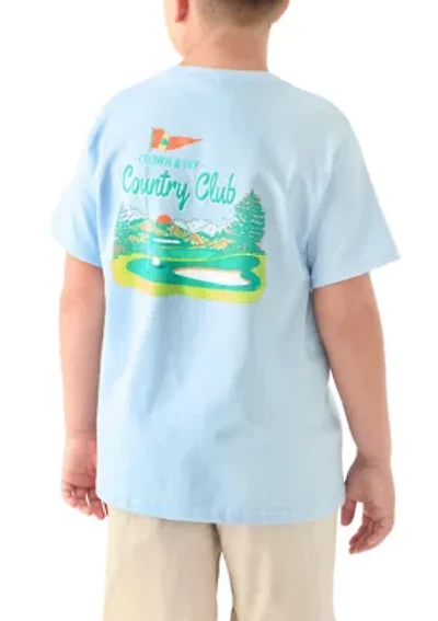 Boys 8-20 Short Sleeve Country Club Graphic T-Shirt