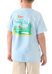 Boys 8-20 Short Sleeve Country Club Graphic T-Shirt