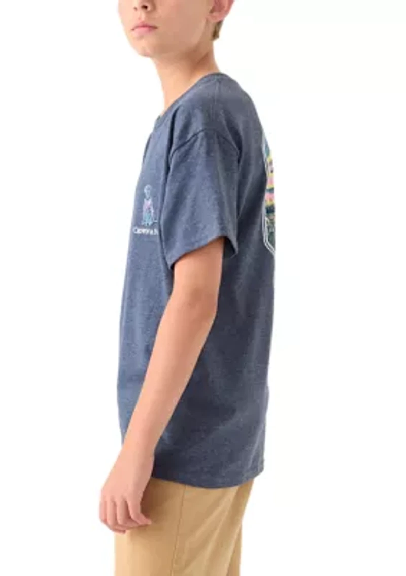 Boys 8-20 Dog at the Lake Graphic T-Shirt