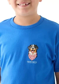 Boys 8-20 Happy Dog Graphic T-Shirt