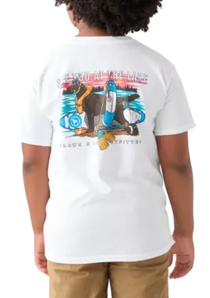 Boys 8-20 Short Sleeve At the Lakes Graphic T-Shirt