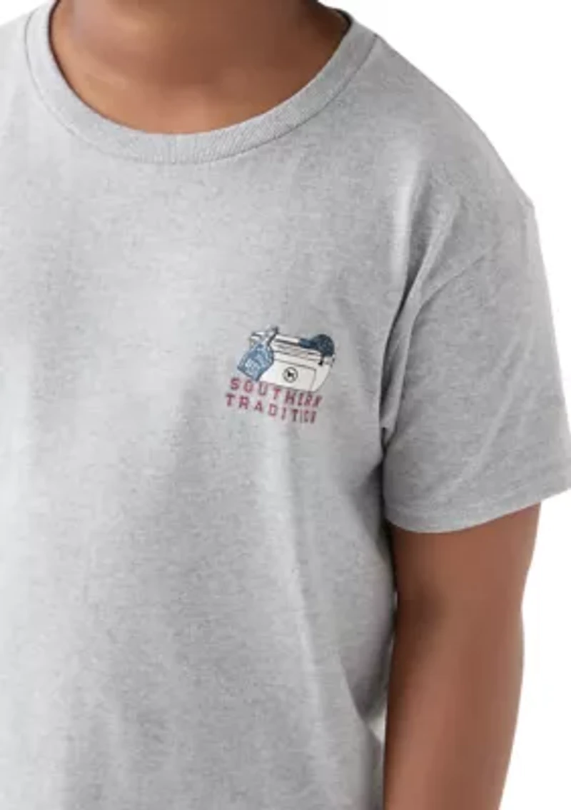 Boys 8-20 Short Sleeve Tailgrate Tradition Graphic T-Shirt