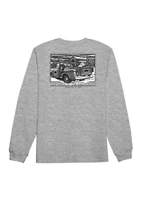 Boys 8-20 Truck Delivery Long Sleeve Graphic T-Shirt