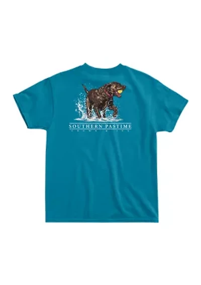 Boys 8-20 Dog Pastime Short Sleeve T-Shirt