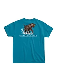 Boys 8-20 Dog Pastime Short Sleeve T-Shirt