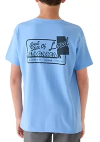 Boys 8-20 Great State of Alabama Graphic Short Sleeve T-Shirt