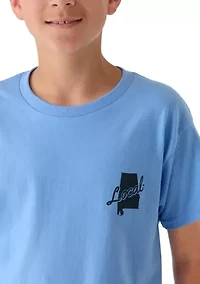 Boys 8-20 Great State of Alabama Graphic Short Sleeve T-Shirt
