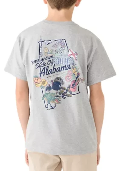 Boys 8-20 Alabama State Icon T-Shirt