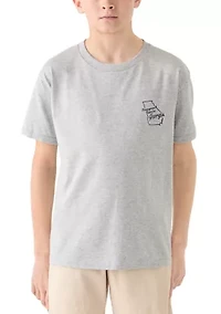 Boys 8-20 Georgia State Icon T-Shirt