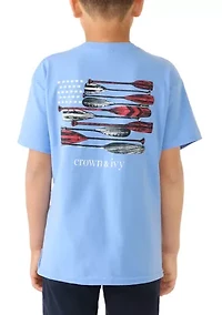 Boys 8-20 Paddle Flag T-Shirt