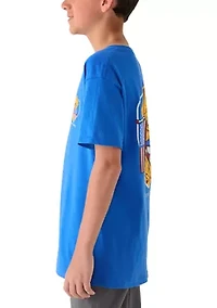 Boys 8-20 American Flag Dog Graphic Short Sleeve Shirt