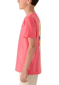Boys 8-20 Sailboat Graphic Short Sleeve Shirt