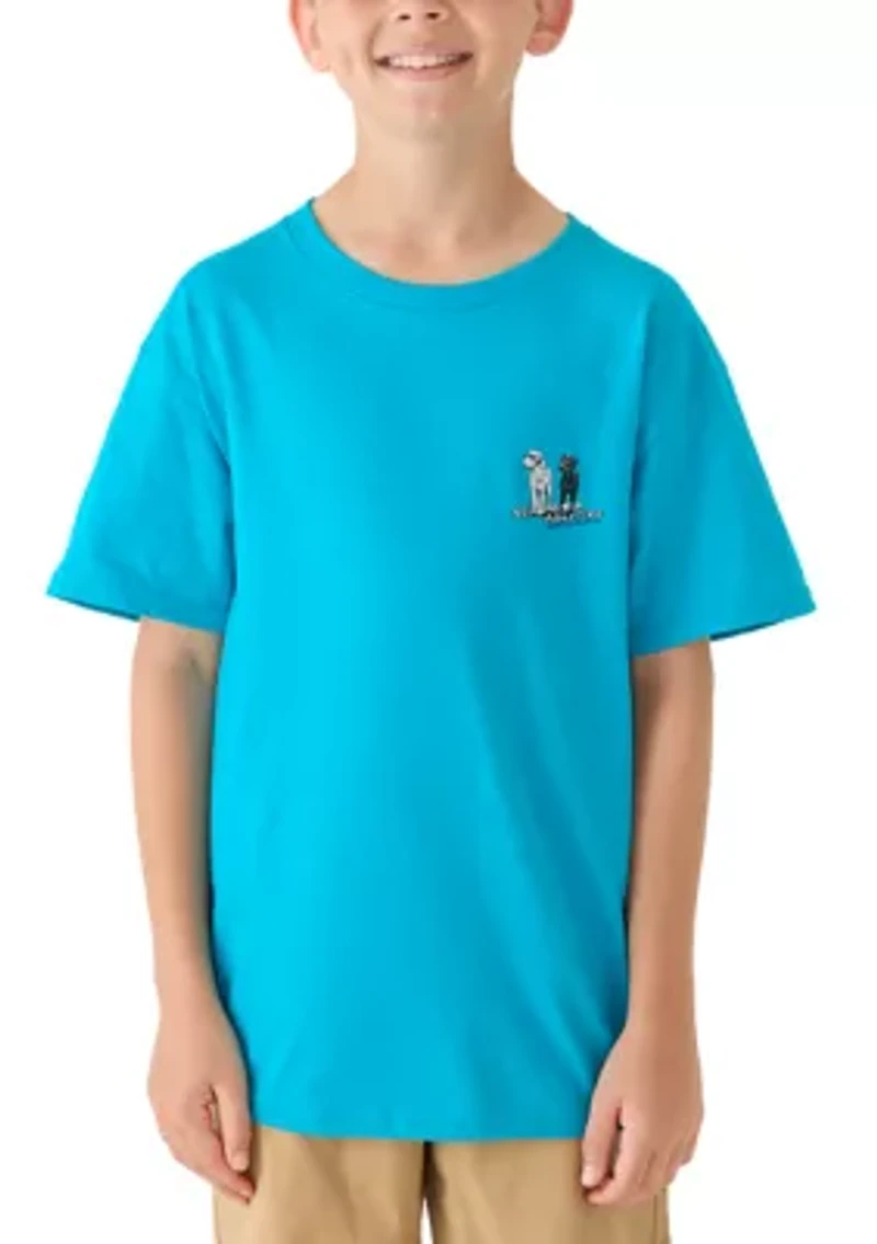 Boys 8-20 Beach Dogs Graphic Short Sleeve Shirt
