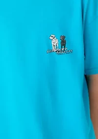 Boys 8-20 Beach Dogs Graphic Short Sleeve Shirt