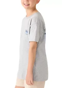 Boys 8-20 Sailboat Weekend Short Sleeve Shirt