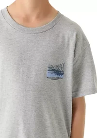 Boys 8-20 Sailboat Weekend Short Sleeve Shirt