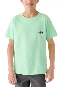 Boys 8-20 Sea Crab Graphic Short Sleeve Shirt