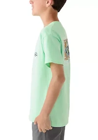 Boys 8-20 Sea Crab Graphic Short Sleeve Shirt