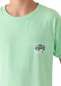 Boys 8-20 Sea Crab Graphic Short Sleeve Shirt