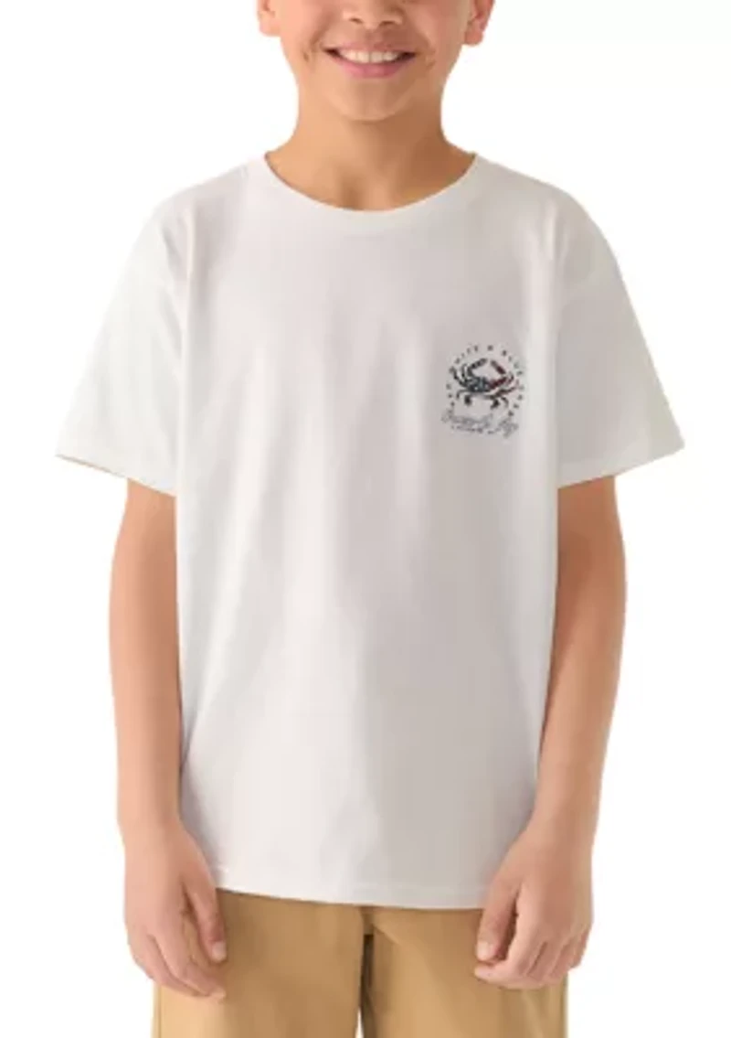 Boys 8-20 American Crab Graphic T-Shirt