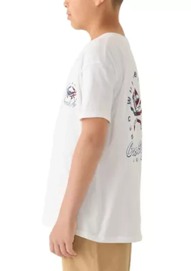Boys 8-20 American Crab Graphic T-Shirt