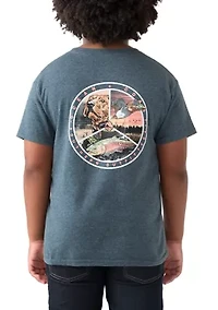 Boys 8-20 Short Sleeve Yardwork Graphic T-Shirt