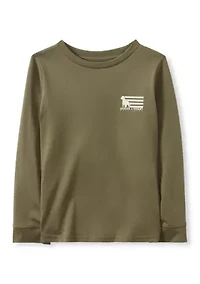 Boys 4-7 Flag Long Sleeve T-Shirt