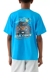 Boys 8-20 Goin Fishing Graphic T-Shirt