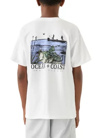 Boys 8-20 Short Sleeve Fishing Graphic T-Shirt