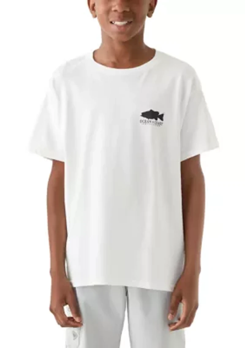 Boys 8-20 Short Sleeve Fishing Graphic T-Shirt