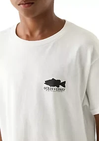 Boys 8-20 Short Sleeve Fishing Graphic T-Shirt