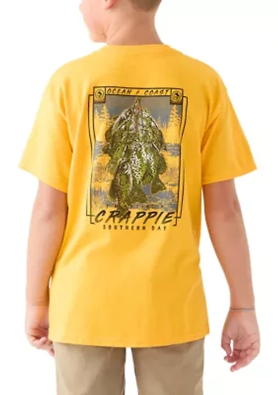 Boys 8-20 Crappie Short Sleeve Graphic T-Shirt