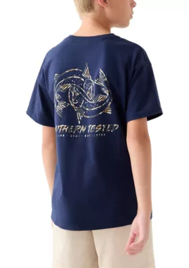 Boys 8-20 Trout Short Sleeve Graphic T-Shirt