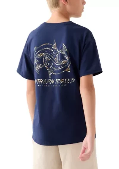 Boys 8-20 Trout Short Sleeve Graphic T-Shirt