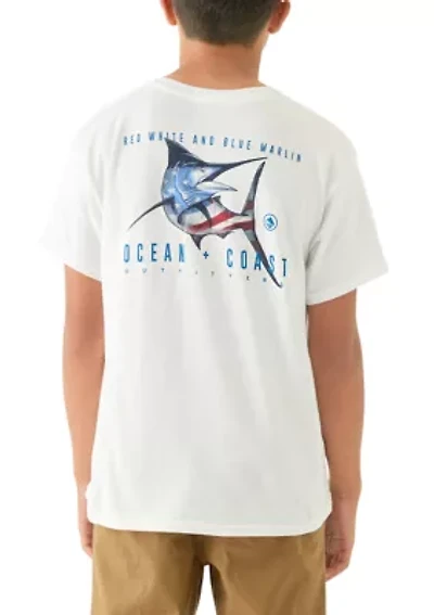 Boys 8-20 Marlin Graphic T-Shirt