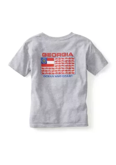Boys 4-7 Georgia Flag Graphic T-Shirt
