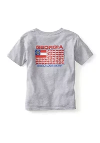 Boys 4-7 Georgia Flag Graphic T-Shirt